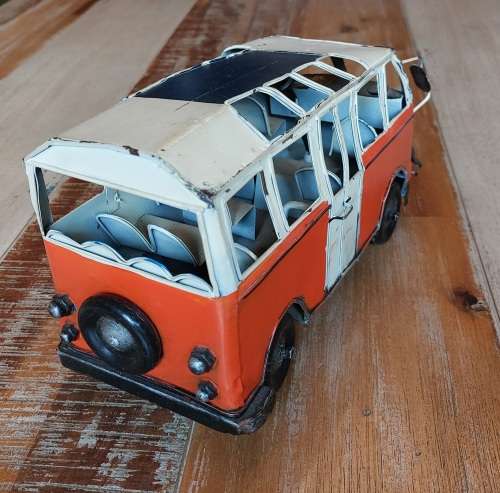 Handmade Tin VW Bus